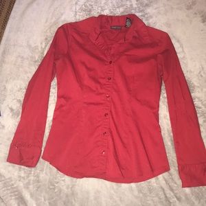 New York & Co Button Down Blouse